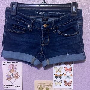 Mossimo denim low rise bootcut semi-évasté à taille basse